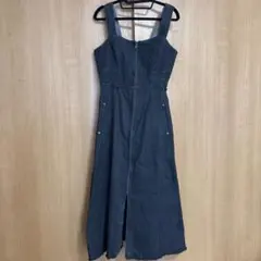 AZUL フロントジップ デニム キャミワンピースのサムネイル