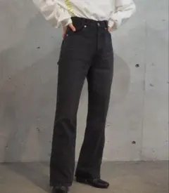 tiptop セミフレアデニムパンツ