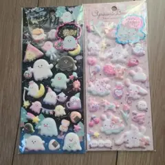 クーリア 正規品 光る かおりつき シール ぷくぷく ステッカー ぷっくり