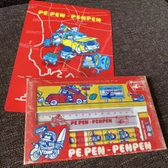 昭和レトロ 昭和ファンシー ペペンペンペン PE.PEN-PENPEN 缶ペンのサムネイル