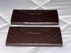 2400□GUCCI グッチ メガネケース レザー ブラウン ch07ill - メルカリ