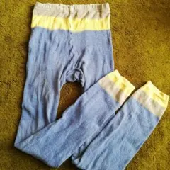 kumiko様専用 GO HEMP レギンス　ブルー　ヘンプ50%