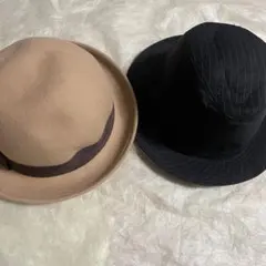 casita モードレーヌ　帽子2点セット　レディース帽子ハット