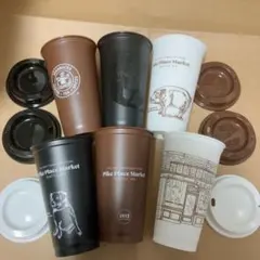 スターバックス　北米シアトル1号店限定　HOT CUPS 6個