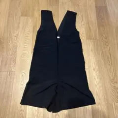 美品！F by ROSSO 撥水加工　サロペット ブラックのサムネイル