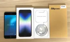 ☆美品 iPhone SE 3世代 128GB 白 SIMフリー 箱付 スマホ