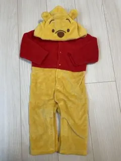 【良品✨】くまのプーさん ロンパース　キッズコスプレ　ディズニー70〜80cm
