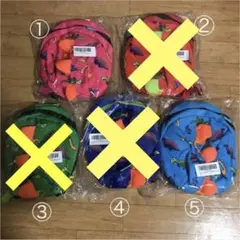 【残りわずか】恐竜リュック　子供用　水色　ピンク