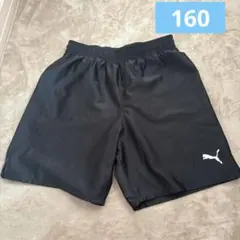 PUMA ブラック ハーフパンツ 160