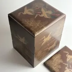 未使用品】象彦 九代西村彦兵衛 京漆器 鶴蒔絵 文箱 共箱付 - メルカリ