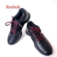 Reebok　イージートーン　23cm スニーカー　レザー　ブラック×ピンク