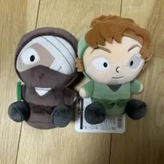 忍たま乱太郎 お座りぬいぐるみ 雑渡昆奈門 善法寺伊作　2つセット