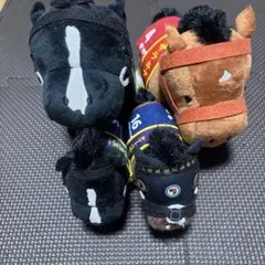 競走馬 ぬいぐるみ 3体セット - メルカリ