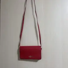 COACH 赤 ショルダーバッグ