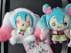 【初音ミク2種】初音ミク×シナモロール マスコット 桜Ver.