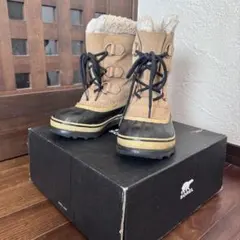 SOREL ソレル 19cm スノーブーツ キッズ子ども冬用ブーツ カリブー