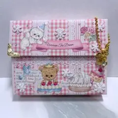 蛇腹ファイル おすそ分け ハンドメイド チェーン付き446番