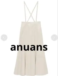 新品タグ付き anuans フェイクレザーサスペンダーマーメイドスカート (M)のサムネイル