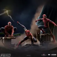 アイアン・スタジオ スパイダーマン 3体セット 1/10スケール NWH