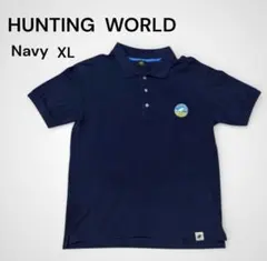 未使用 ハンティングワールド ポロシャツ 半袖 ロゴ 刺繍 50 ダークネイビー 2026年最新】HUNTING WORLD メンズ ポロシャツの人気アイテム - メルカリ
