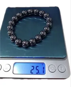 テラヘルツ鉱石 ブレスレット パワーストーン 健康アクセサリー 25.1g