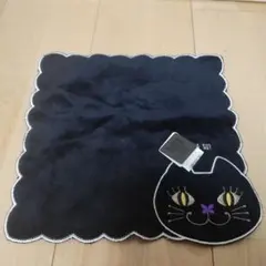 ANNA SUI 猫刺繍ハンカチ