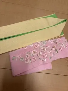和装　半衿　重ね襟　セット