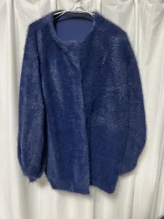 シャギーニットカーディガン