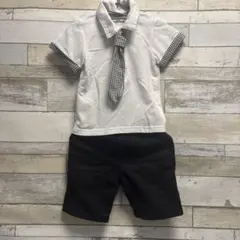 コムサイズム　セレモニースーツ　半袖　半ズボン　90 95