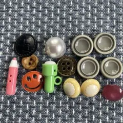 レトロ　ボタンいろいろ