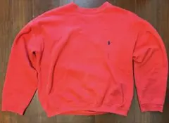 ラルフローレン赤スウェット