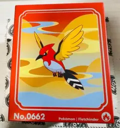 ポケモンカードゲーム ヒノヤコマ 金属デッキケース＆仕切り板2枚＆磁石1枚