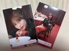 守屋麗奈 Unhappy birthday構文 MV衣装 生写真 ヨリ スワリ