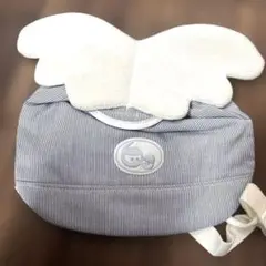 天使の羽デザイン ストライプリュック
