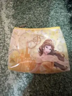 미사용 Disney 美女と野獣 ベル ポーチ