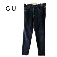 GU ジーユー ウルトラストレッチスキニージーンズ L ネイビー