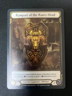 Rampart of the Ram's Head プロモ RF 未使用 FaB 2025年最新】Rampart ofの人気アイテム - メルカリ