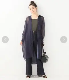 Spick & Span シースルードットシャツ