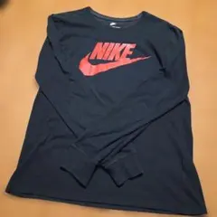 NIKE 長袖カットソー ブラック レッドロゴ Sのサムネイル