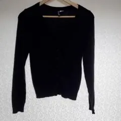 H&M カーディガン　ブラック　Sのサムネイル