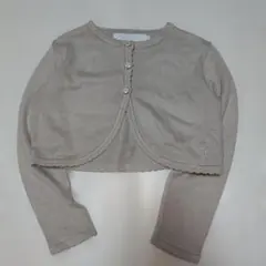 110★タルティーヌエショコラ★刺繍付き！キラキラボタン！ボレロカーディガン★