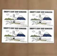 SNOOPY'S SURF SHOP 鎌倉限定 ショップカード 4枚セット
