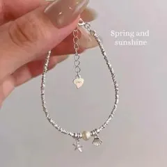 春と太陽のシルバーブレスレット~~