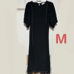 Blue Strive ブラック ワンピース　M