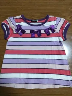 【女の子】Tシャツ ボーダー べべのサムネイル