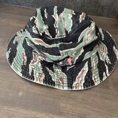 迷彩柄 サファリハット メッシュ内張り 子供用　2つセット　帽子