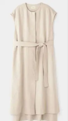 LE PHIL　ルフィル　コットン麻2WAYロングジレ