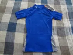 ☆アンダーアーマー　　ヒートギアコンプレッション　半袖インナー　１４０　青☆