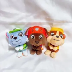 パウ・パトロール KAWAIIスタイルぬいぐるみ 【全3種類コンプリート