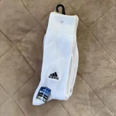 adidas ソックス ホワイト 破れにくい 刺繍付き　3足のサムネイル